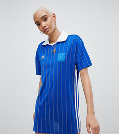 Синее платье в футбольном стиле adidas Originals Fashion League - Синий