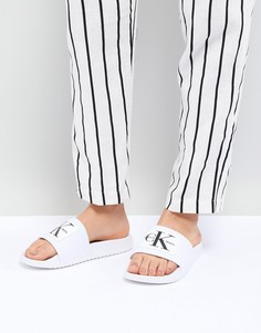Белые шлепанцы Calvin Klein Chloe - Белый
