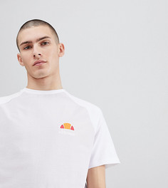 Сиреневая футболка с рукавами реглан и логотипом ellesse - Фиолетовый