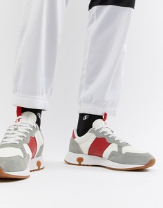 Белые парусиновые кроссовки Champion VX - Белый