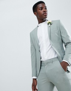 Зеленый пиджак зауженного кроя Selected Homme - Зеленый