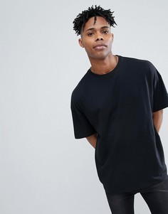 Черная oversize-футболка ASOS DESIGN - Черный