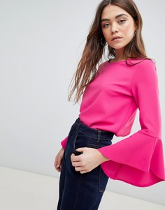 Блузка с расклешенными рукавами JDY - Розовый