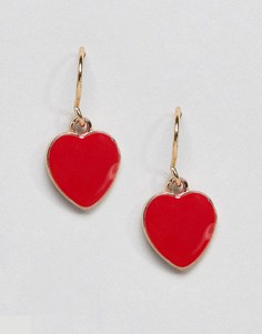 Серьги в виде сердец Pieces - Золотой