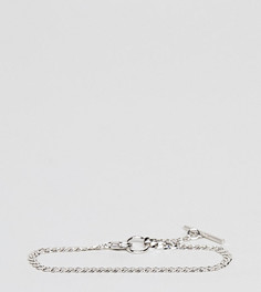Серебряный браслет с бусинами DesignB эксклюзивно для ASOS - Серебряный
