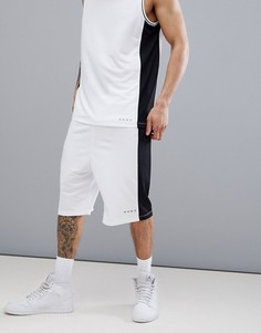 Баскетбольные шорты со вставками ASOS 4505 - Белый