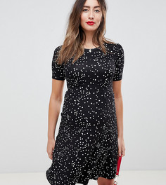 Чайное платье мини в звездочку ASOS DESIGN Maternity Ultimate - Мульти
