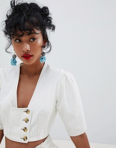 Серьги с бусинами ASOS DESIGN - Мульти