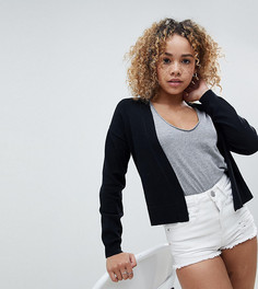 Кардиган мелкой вязки ASOS DESIGN Petite - Черный