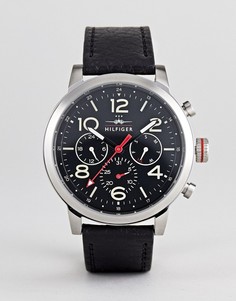 Часы с черным ремешком Tommy Hilfiger - Черный