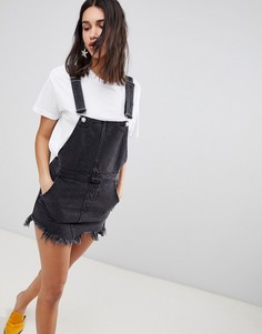 Джинсовое платье Free People - Черный