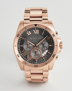 Мужские часы из нержавеющей стали с хронографом Michael Kors - Розовый