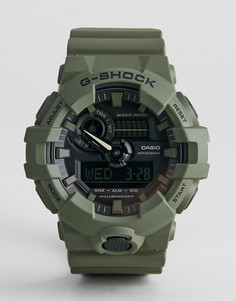 Зеленые силиконовые цифровые часы G-Shock GA-700UC-3A - Зеленый