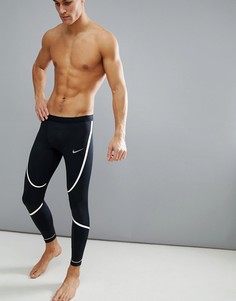 Черные спортивные леггинсы Nike 943687-010 - Черный