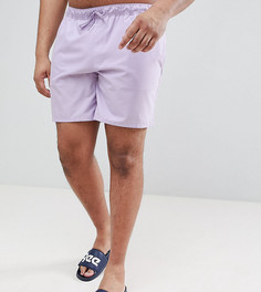 Фиолетовые шорты для плавания средней длины ASOS DESIGN Plus - Фиолетовый