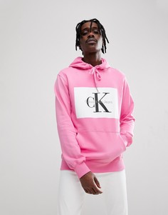 Худи с логотипом Calvin Klein Jeans - Розовый