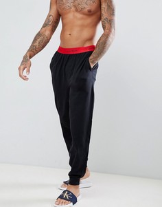 Укороченные джоггеры классического кроя с манжетами Calvin Klein Pro Stretch - Черный