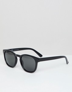 Солнцезащитные очки в квадратной оправе Weekday - Черный