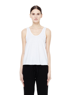 Укороченная белая майка Lost&Found