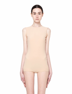 Бежевое боди Maison Margiela
