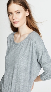 Eberjey Heather Slouchy Pajama Top