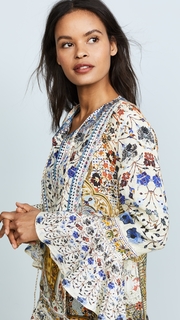 Camilla Frill Hem Long Sleeve Dress