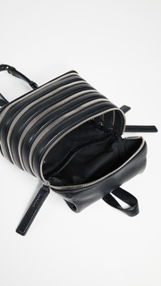 KARA Multi Zip Small Backpack