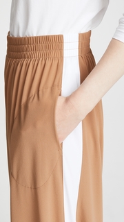 Norma Kamali Side Stripe Elephant Sweatpants