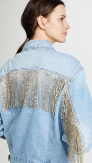 Helmut Lang Fringed Jean Jacket
