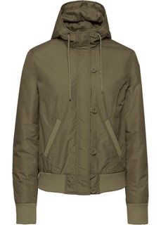 Куртка-блузон на легкой подкладке (зеленый хаки) Bonprix