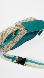 What Goes Around Comes Around Gucci Canvas Waist Pouch