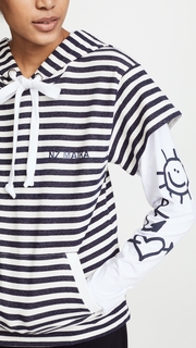 Natasha Zinko Striped Hoodie
