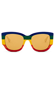 Солнцезащитные очки oversize acetate - Gucci