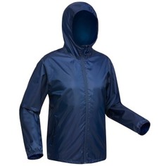 Куртка Для Зимних Походов Мужская Sh100, Теплая, Цвет Темно-синий Quechua