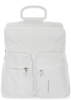 Белый текстильный рюкзак с одним отделом Mandarina Duck