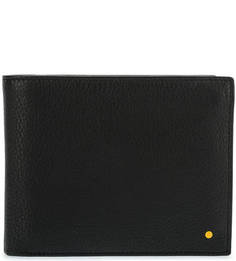 Черное кожаное портмоне с отделением для мелочи Mandarina Duck