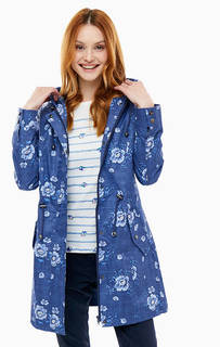 Синий плащ с цветочным принтом Cath Kidston