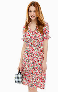 Короткое платье с цветочным принтом Cath Kidston