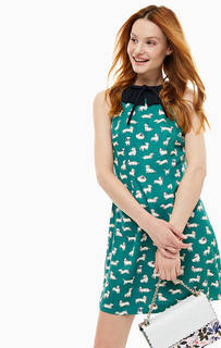 Короткое платье зеленого цвета Cath Kidston