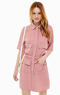 Короткое платье с карманами Lacoste