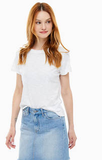 Хлопковая футболка белого цвета Mavi