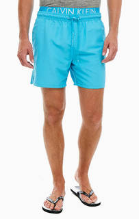 Купальные шорты бирюзового цвета Calvin Klein