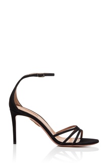 Черные босоножки Very Purist Sandal 85 Aquazzura