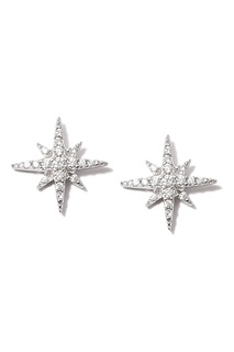 Серьги-гвоздики со звездами Dzhanelli Jewellery