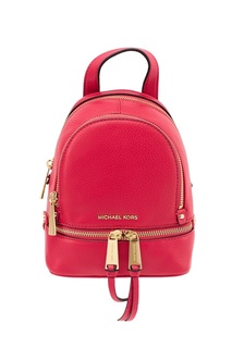 Малиновый рюкзак Rhea Zip Michael Kors