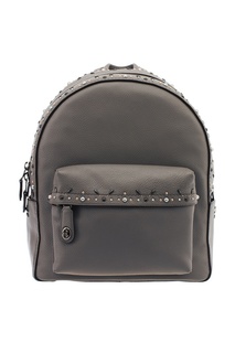 Серый рюкзак с заклепками Campus Coach