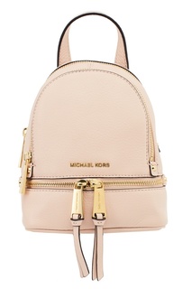 Розовый рюкзак Rhea Zip Michael Kors