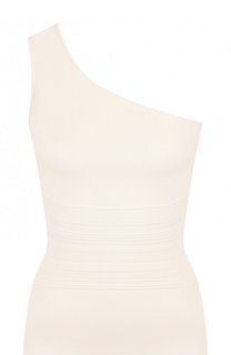 Приталенный вязаный топ асимметричного кроя Roland Mouret