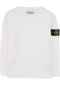 Пуловер с круглым вырезом и нашивкой Stone Island