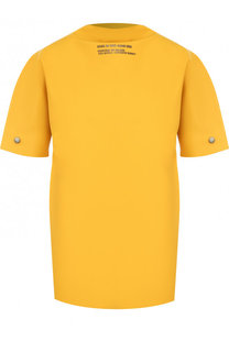 Однотонный топ с воротником-стойкой CALVIN KLEIN 205W39NYC